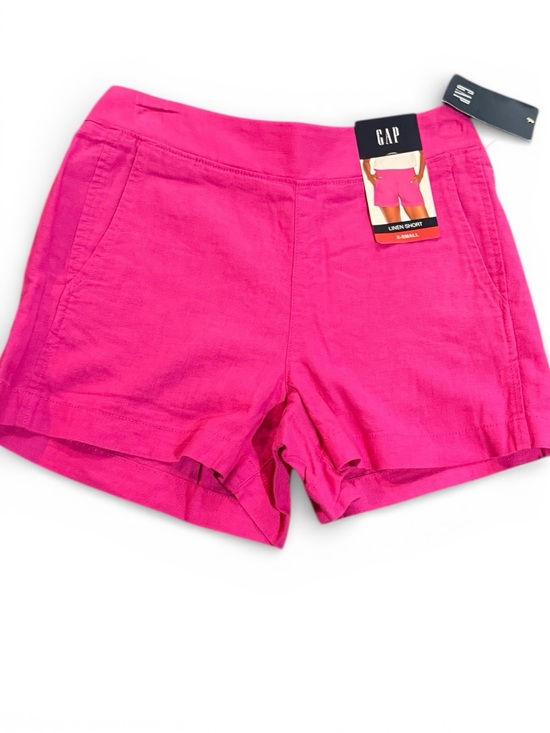 GAP Pants - GAP Women’s Linen Shorts XS Hot Pink Pull-On Elastic Waist NWT